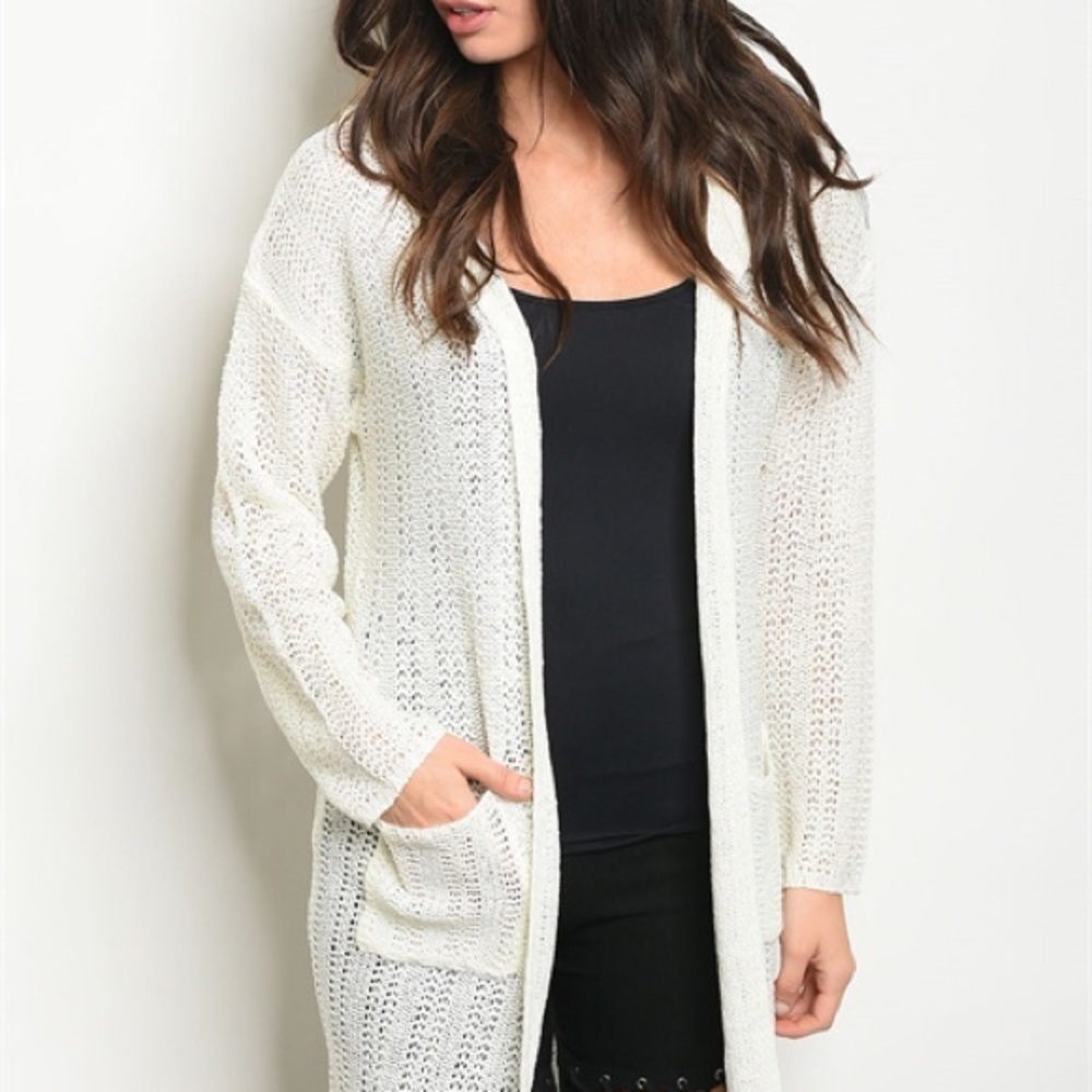 🆕Cardigan lightweight, In ivory - Picture 2 of 5